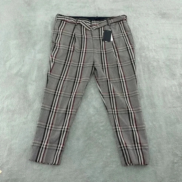 Asos Ankle Pants Womens 38 Plaid NWT 3094 - Picture 1 of 11